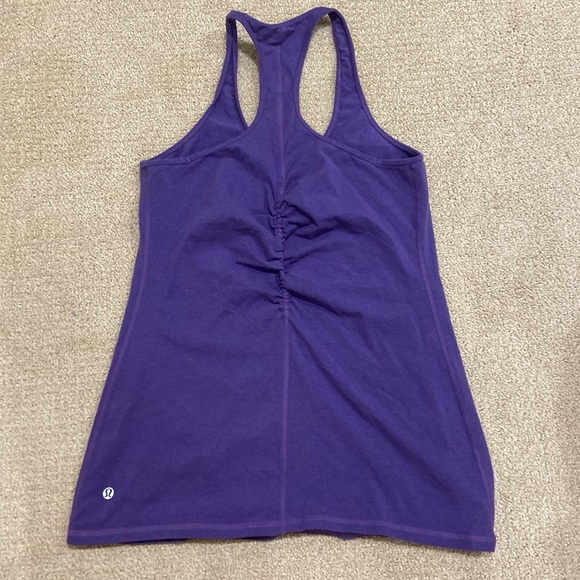 lululemon purple razorback tank top - Picture 2 of 4